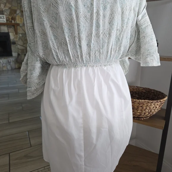 Doe & Rae Strapless Geometric Print Dress NWOT - Picture 7 of 7